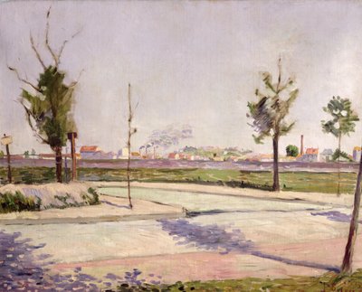 Die Straße nach Gennevilliers, 1883 von Paul Signac